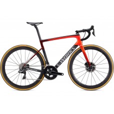 Bicicleta SPECIALIZED S-Works Tarmac Disc - Dura Ace DI2 - Satin Crimson/Rocket Red Clean Red 56