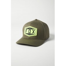 FOX EMBLEM FLEXFIT HAT [OLV GRN]: Mărime - S (FOX-27096-099-S)