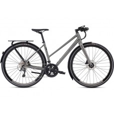 Bicicleta SPECIALIZED Women's Sirrus Elite EQ Step-Through - Black Top LTD Satin Sterling Grey/Black M