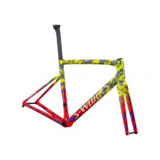 Cadru SPECIALIZED S-Works Tarmac Disc - Gloss Team Yellow/Rocket Red/Tarmac Black/Chameleon/Gold Foil 52