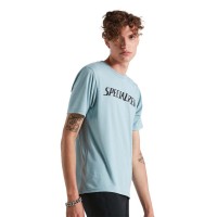 Tricou SPECIALIZED Men's Wordmark SS - Arctic Blue XL