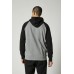 FOX EMBLEM ZIP RAGLAN FLEECE [HTR GRAPH]: Mărime - L (FOX-27650-185-L)