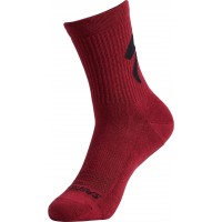 Sosete SPECIALIZED Cotton Tall Logo - Maroon M