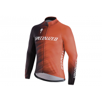 Tricou Ciclism SPECIALIZED Therminal SL Team Expert (L/S) - Rocket Red/Black Faze L