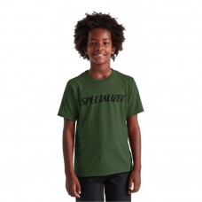 Tricou SPECIALIZED Youth Wordmark SS - Olive Green L