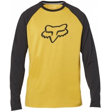 FOX TOURNAMENT LS TECH TEE [MUSTARD]: Mărime - M (FOX-24123-440-M)