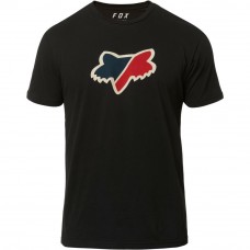 SLASHER SS AIRLINE TEE [BLK]: Mărime - S (FOX-23116-001-S)
