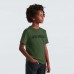 Tricou SPECIALIZED Youth Wordmark SS - Olive Green S