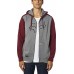 DESTRAKT ZIP FLEECE [GRY/RD]: Mărime - XL (FOX-22044-037-XL)