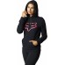 BOUNDARY PULLOVER FLEECE [BLK/PNK]: Mărime - L (FOX-26523-285-L)