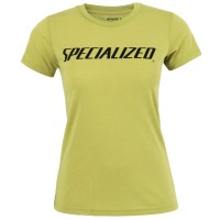 Tricou Ciclism SPECIALIZED Women's Wordmark (S/S) - Olive Green XS