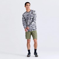 Tricou Ciclism SPECIALIZED/FJALLRAVEN Men's Cotton Caliswe (L/S) - Basalt/Eggshell M