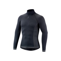 Bluza SPECIALIZED Seamless LS Layer with Roll Neck - Dark Grey XL/XXL