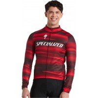 Tricou softshell SPECIALIZED Men's Factory Racing Team SL Expert LS - Black/Red XL