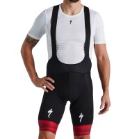 Pantaloni scurti cu bretele SPECIALIZED SL R Team Bib Short - Black/Red XXL