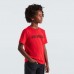 Tricou SPECIALIZED Youth Wordmark SS - Flo Red S