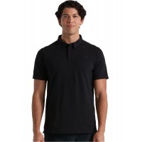 Tricou polo SPECIALIZED Men's Legacy SS - Black L