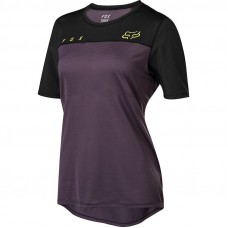 WMNS FLEXAIR SS JERSEY [DRK PUR]: Mărime - S (FOX-22954-367-S)