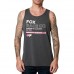 ANALOG TECH TANK [HTR BLK]: Mărime - L (FOX-24938-243-L)