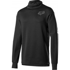 DEFEND THERMO HOODED JERSEY [BLK]: Mărime - XL (FOX-27366-001-XL)