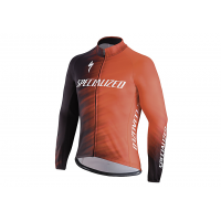 Tricou Ciclism SPECIALIZED Element SL Team Expert (L/S) - Rocket Red/Black Faze S