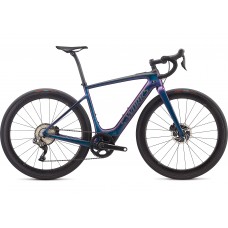 Bicicleta SPECIALIZED S-Works Turbo Creo SL - Gloss Supernova Chameleon/Raw Carbon L