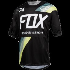 Tricou FOX DEMO SS DRAFTER JERSEY [BLK] (FOX-20905-001-L)