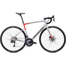 Bicicleta SPECIALIZED Tarmac Disc Comp - Ultegra DI2 - Gloss Dove Grey/Rocket Red 44