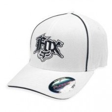 Sapca FOX M-V-HEADWEAR SINNER FLEXFIT HAT WHITE (FOX-58441-008-XL/2XL)