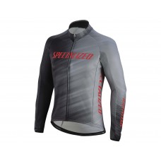 Tricou Ciclism SPECIALIZED Therminal RBX Comp Logo Faze (L/S) - Grey/Black Faze L