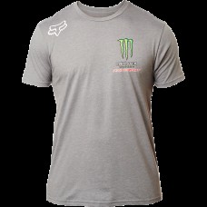 FOX MONSTER PC SS TEE [HTR DRK GRY]: Mărime - M (FOX-24410-572-M)