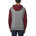 DESTRAKT ZIP FLEECE [GRY/RD]: Mărime - XL (FOX-22044-037-XL)