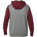 DESTRAKT ZIP FLEECE [GRY/RD]: Mărime - XL (FOX-22044-037-XL)