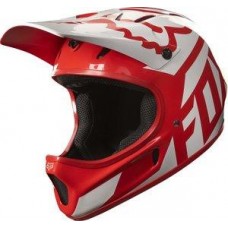 Casca FOX MTB-HELMET RAMPAGE RACE HELMET RED/WHITE (FOX-18632-054-XL)