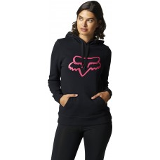 BOUNDARY PULLOVER FLEECE [BLK/PNK]: Mărime - L (FOX-26523-285-L)