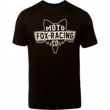 FLAT HEAD SS PREMIUM TEE [BLK/GRY]: Mărime - XL (FOX-22483-014-XL)