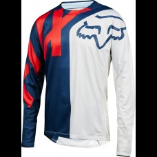 Tricou FOX DEMO LS PREME JERSEY [BLU/RD] (FOX-20908-149-L)