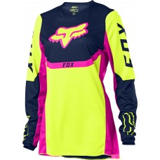 FOX WMNS 180 VOKE JERSEY [FLO YLW]: Mărime - M (FOX-25855-130-M)