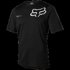 Tricou FOX ATTACK PRO SS JERSEY [BLK/CHRM] (FOX-20911-196-S)