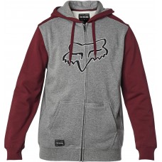 DESTRAKT ZIP FLEECE [GRY/RD]: Mărime - 2X (FOX-22044-037-2X)