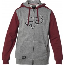 DESTRAKT ZIP FLEECE [GRY/RD]: Mărime - XL (FOX-22044-037-XL)