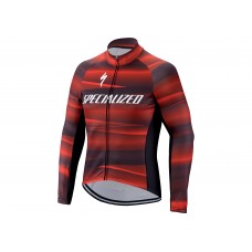 Tricou Ciclism SPECIALIZED Therminal SL Team Expert (L/S) - Black/Red M