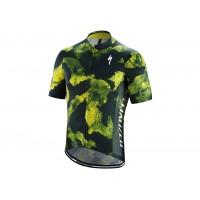 Tricou SPECIALIZED RBX Comp Camo SS - Cast Blue/Ion Yellow Camo L