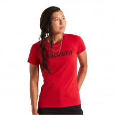 Tricou SPECIALIZED Women's Wordmark SS - Flo Red S