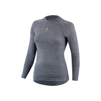 Bluza SPECIALIZED Merino Women's LS Baselayer - Grey S/M