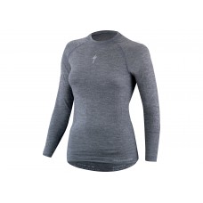 Bluza SPECIALIZED Merino Women's LS Baselayer - Grey S/M