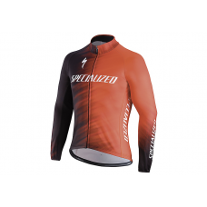 Tricou Ciclism SPECIALIZED Therminal SL Team Expert (L/S) - Rocket Red/Black Faze M