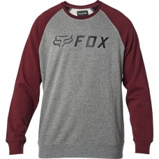 APEX CREW FLEECE [GRY/RD]: Mărime - S (FOX-26436-037-S)