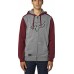 DESTRAKT ZIP FLEECE [GRY/RD]: Mărime - XL (FOX-22044-037-XL)