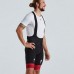 Pantaloni scurti cu bretele SPECIALIZED SL R Team Bib Short - Black/Red M